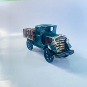 Vintage Cast Iron Style Toy Truck Figurine – Rustic Antique Finish