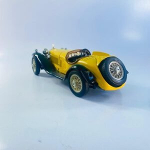 Vintage Classic Roadster Model Car – Yellow & Green Diecast Collectible