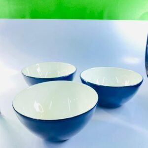 Vintage Blue & White Ceramic Bowls – Set of 3 – England