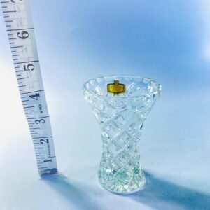Vintage Kristal Zajecar Cut Crystal Vase – Yugoslavia