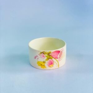 Vintage Palissy Floral Trinket Bowl – English Ceramic Dish