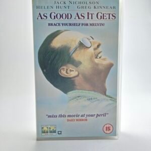As Good As It Gets VHS Jack Nicholson Helen Hunt Cinema Club UK PAL Video Tape