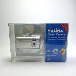 Halina Digital Camera DC-181B Pocket Cam Retro Y2K Silver Webcam Boxed Lloyds