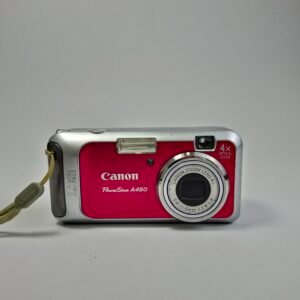 Canon PowerShot A460 Pink 5.0MP Digital Camera 4x Optical Zoom Y2K Digicam