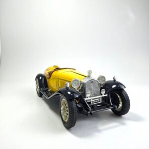Vintage Bburago 1/18 1932 Alfa Romeo 2300 Spider Yellow/Black Diecast Made Italy