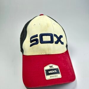 Fan Favorite Chicago White Sox Hat Cap Red White Blue MLB Genuine Merchandise Adjustable