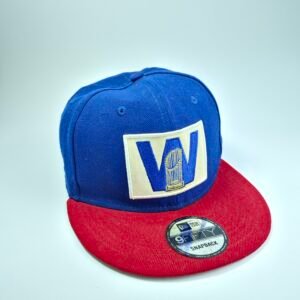Chicago Cubs New Era 9FIFTY Snapback Hat World Series Trophy W Flag Blue Red Cap