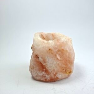 Himalayan Pink Salt Crystal Votive Candle Holder Natural Rock Tealight Decor