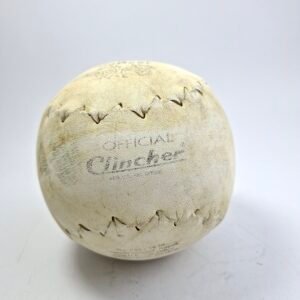 Vintage DeBeer Official Clincher Softballs Baseball Kapok Wound